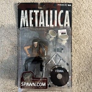 McFarlane Toys Metallica Harvesters of Sorrow Lars Ulrich Action Figure 2001